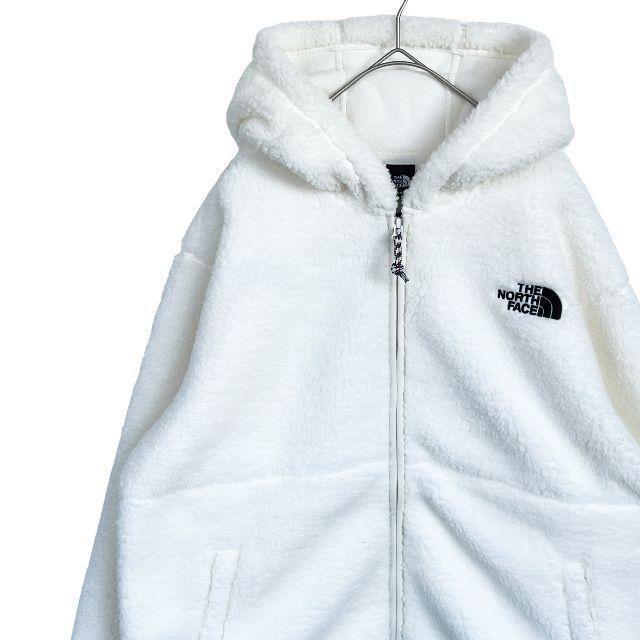 新品 ザノースフェイス フリースパーカー ホワイト the northface