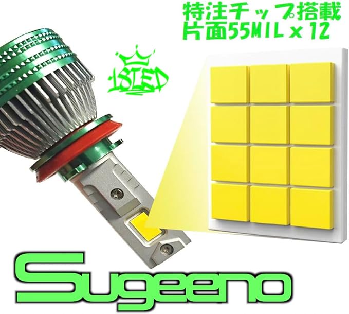 宇宙一明るいLEDバルブ シリーズS 全5カラー (ピュアホワイト7000k H4