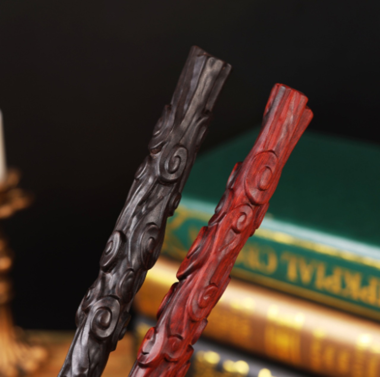 【即納】ワンドBOX&取扱説明書付きMagica Wand  １マボガニー　木製