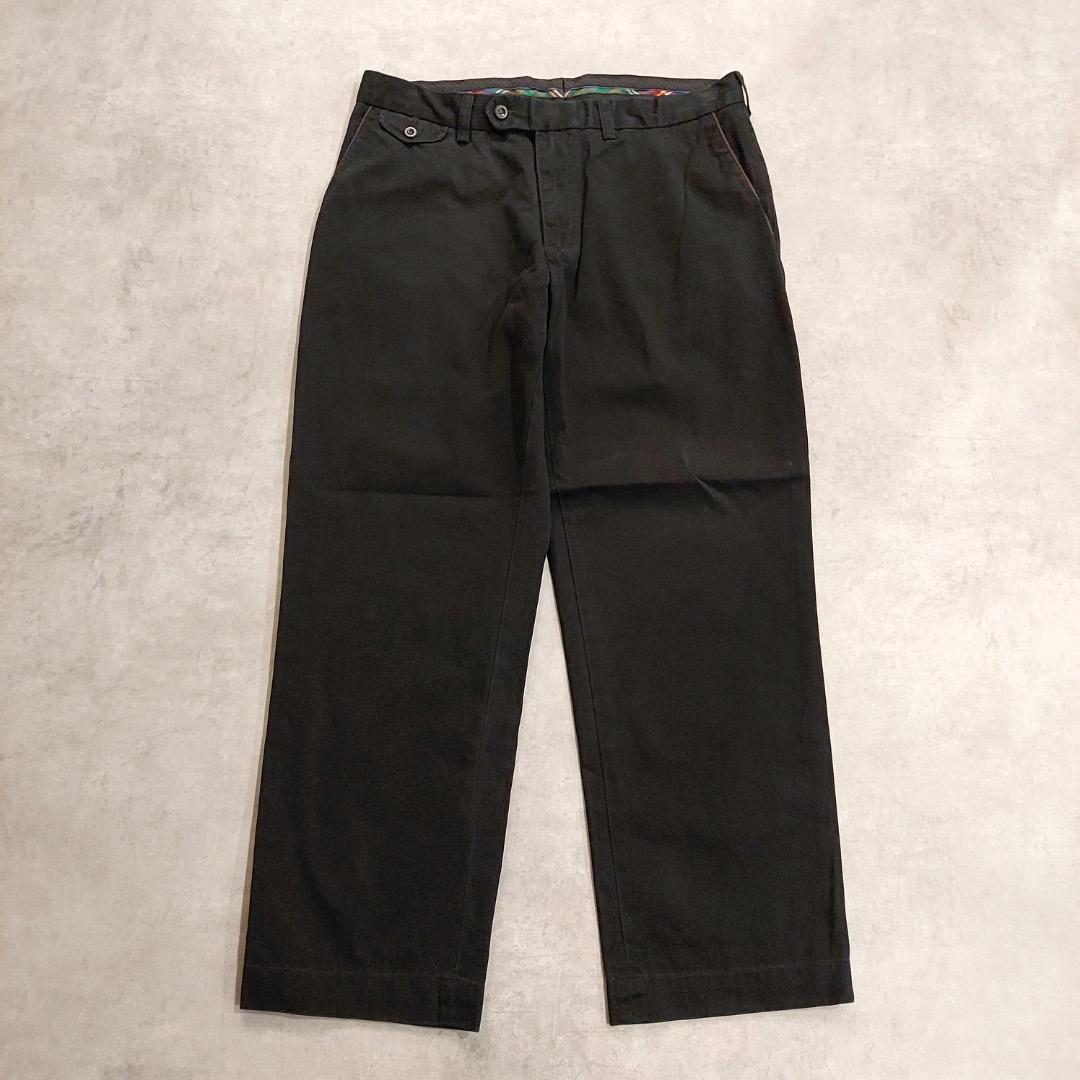 ポロバイ ラルフローレン W36 ポロチノ チノパン 古着 黒 17870 | fuufu
