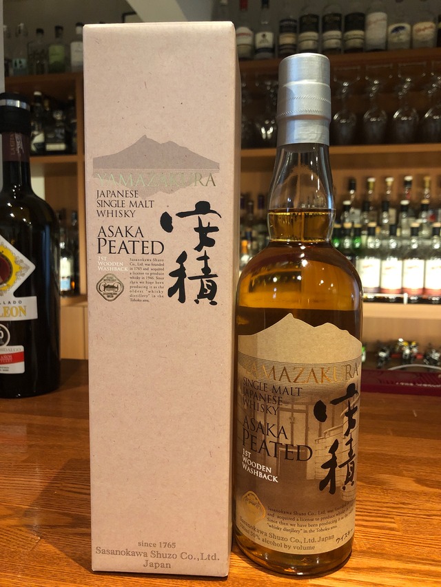 YAMAZAKURA シングルモルト安積　ピーテッド　50%