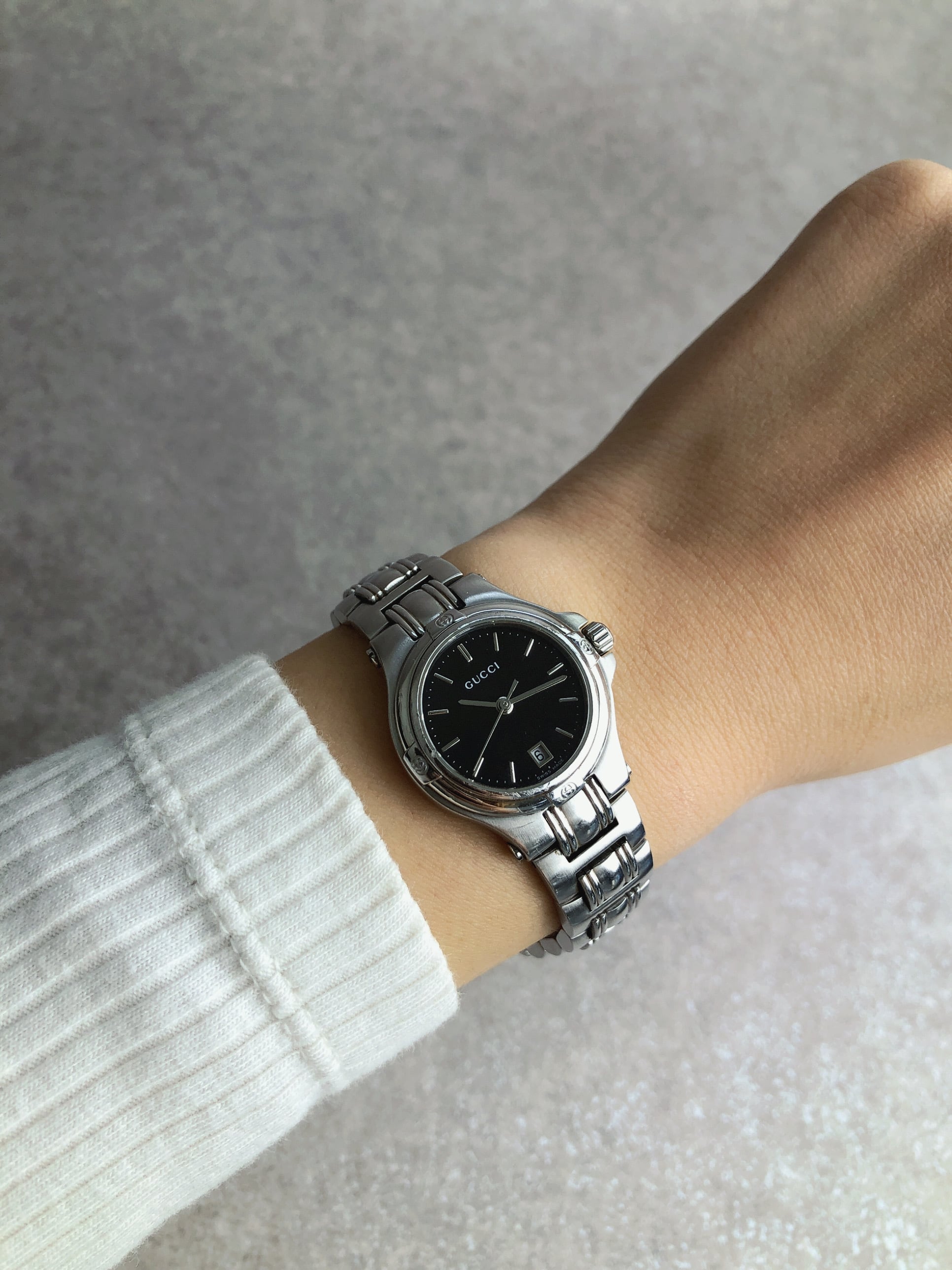 GUCCI グッチ 腕時計 シルバー ステンレススチール クウォーツ 9040L vintage ヴィンテージ オールド bp5bvx