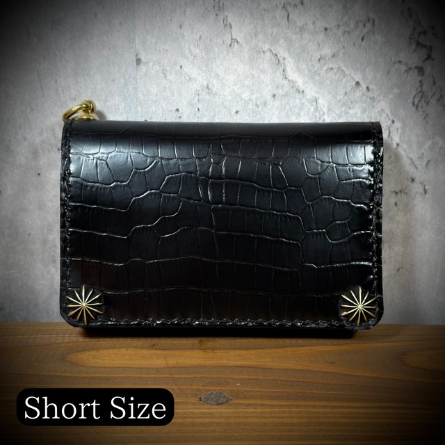 【Trucker Wallet-09 Newクロコ型押しレザー】