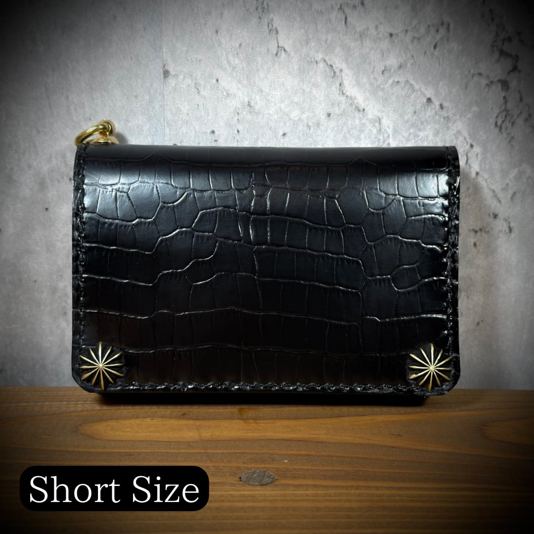 【Trucker Wallet-09 Newクロコ型押しレザー】