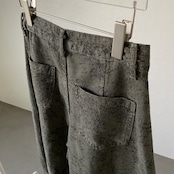 【受注予約:10月上旬入荷予定】クラッシュ加工カツラギワイドPT/グレー