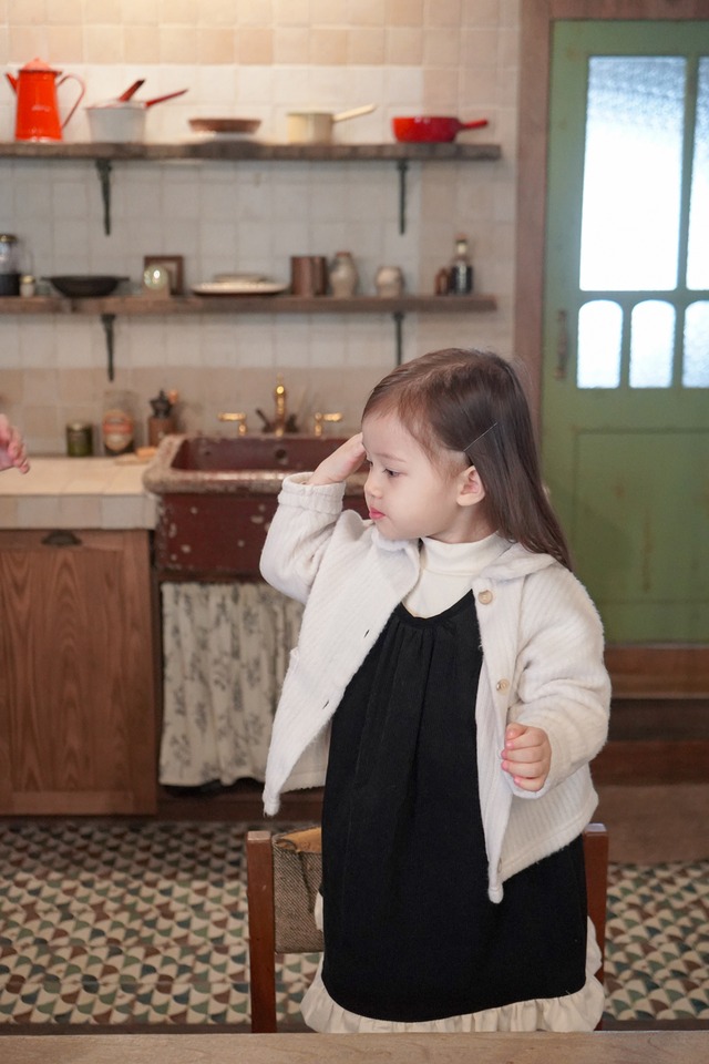 【予約】Fleece Frill Dress