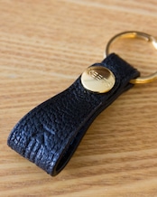 【ヒグマレザーデビュー記念 2/28まで送料無料!】【ヒグマレザー】ループキーホルダー|KEETSオリジナルホック/ベルトループ対応