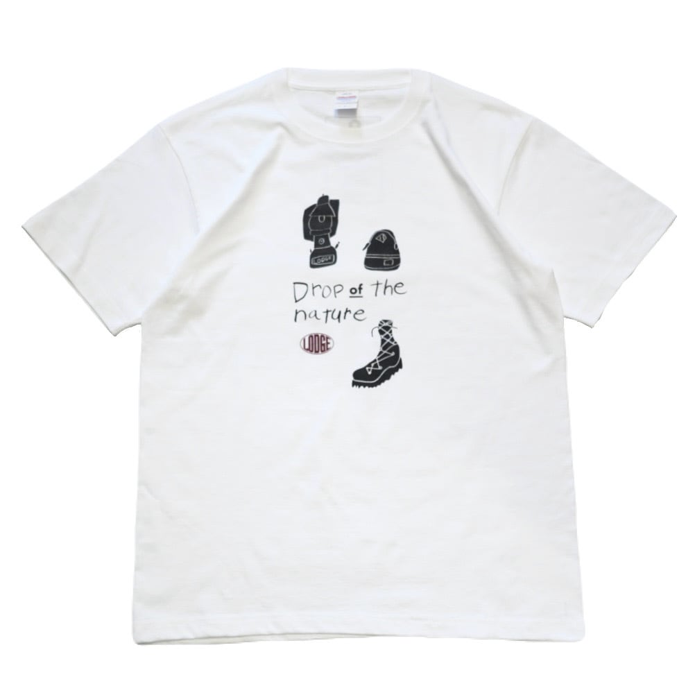新品 LODGE Original "Drop of the nature" T-shirt -M,L,XL