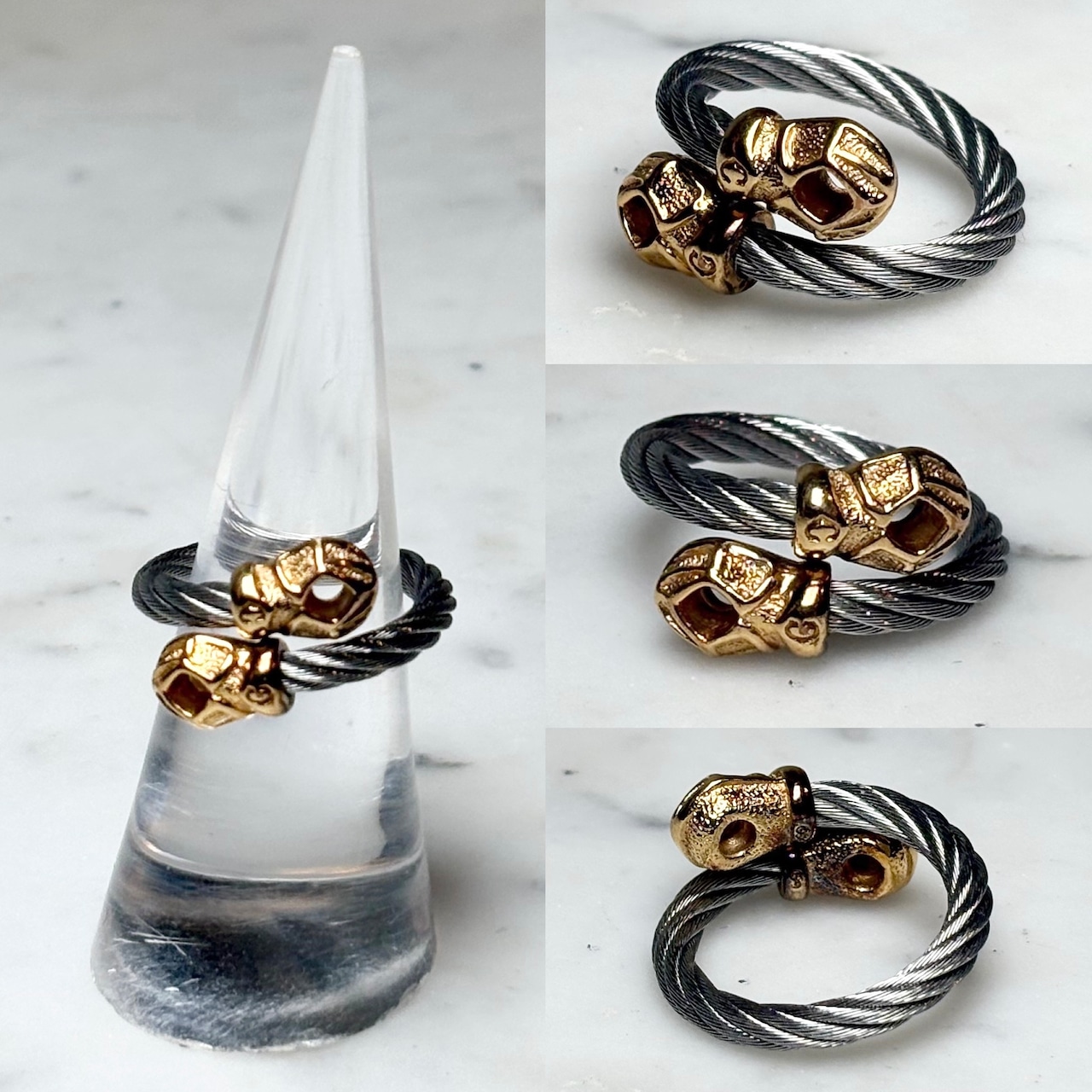 CHARRIOL combicolor wire ring