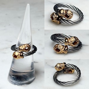 CHARRIOL combicolor wire ring