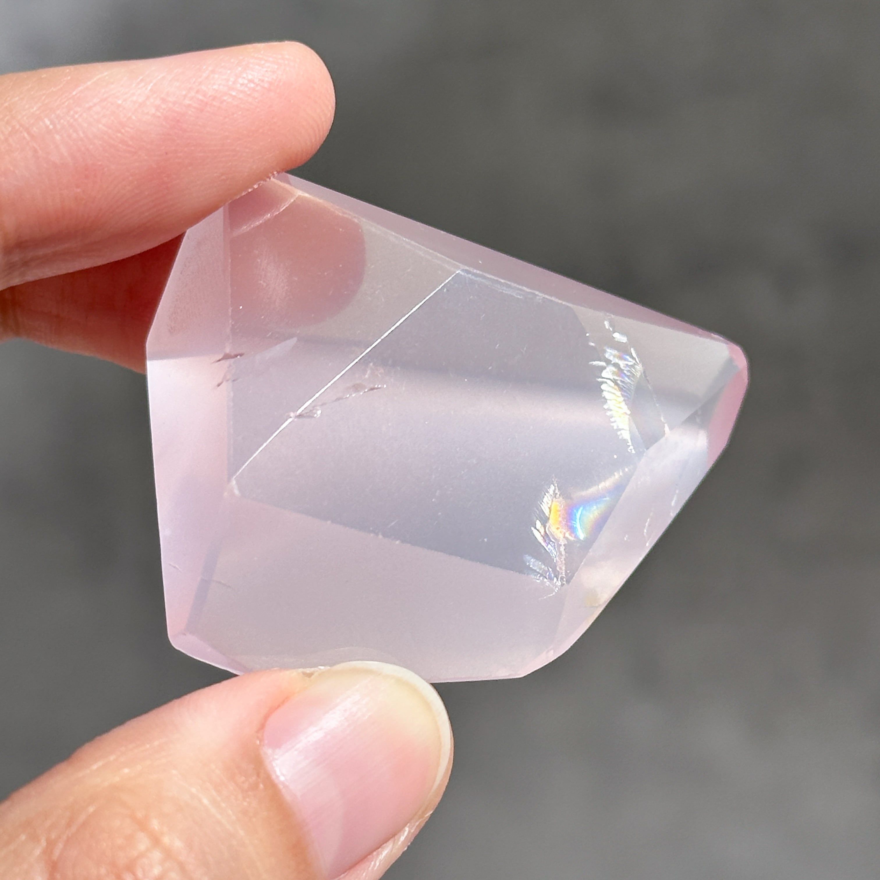 高品質】バイーア産ローズクォーツ フリーフォーム53◇ Rose Quartz