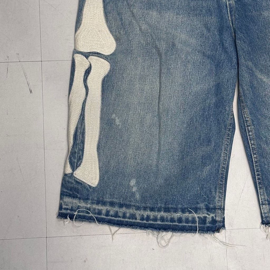 KAPITAL キャピタル BONE Denim half pants デニムショーツ K2004SP149