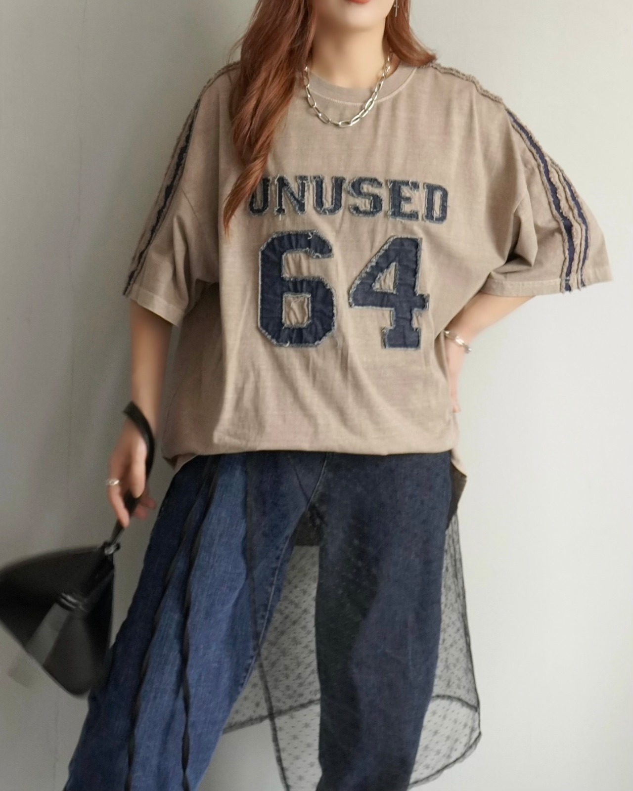 【unused.lab】Sideline denim patch CS/moca