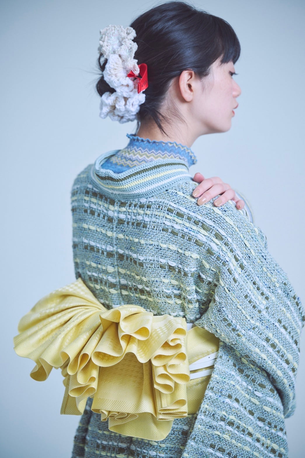 コーディネート小物 / ワンピース / twist onepiece / blue | KIMONO ARCH