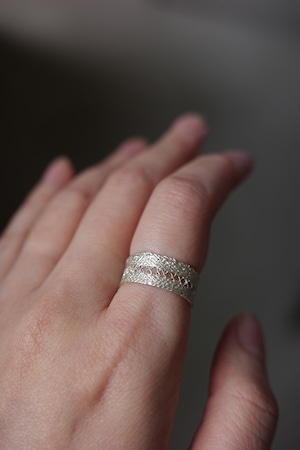 MAISON RUBUS. メゾンルーバス / RECOLLECTION LACE RING (SV)