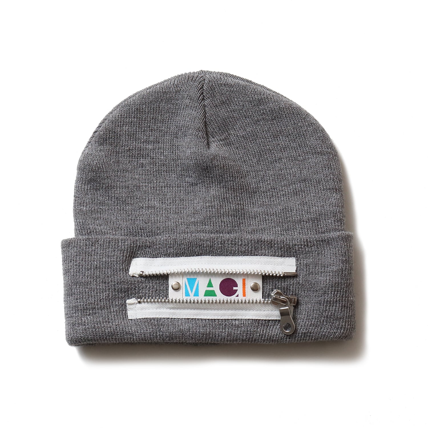 White Zip Whach Cap | MAGI FLAGSHIP STORE