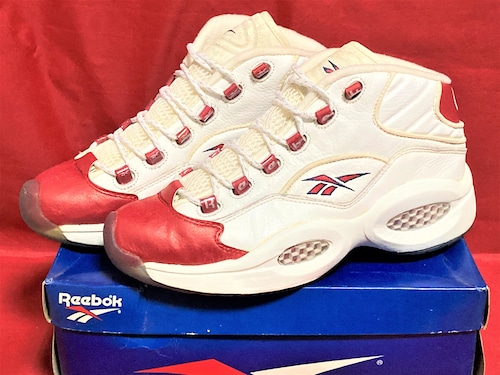 Reebok（リーボック）The Question Ice（クエスチョン） 9 27cm 白/赤 4-37370 90s 2011