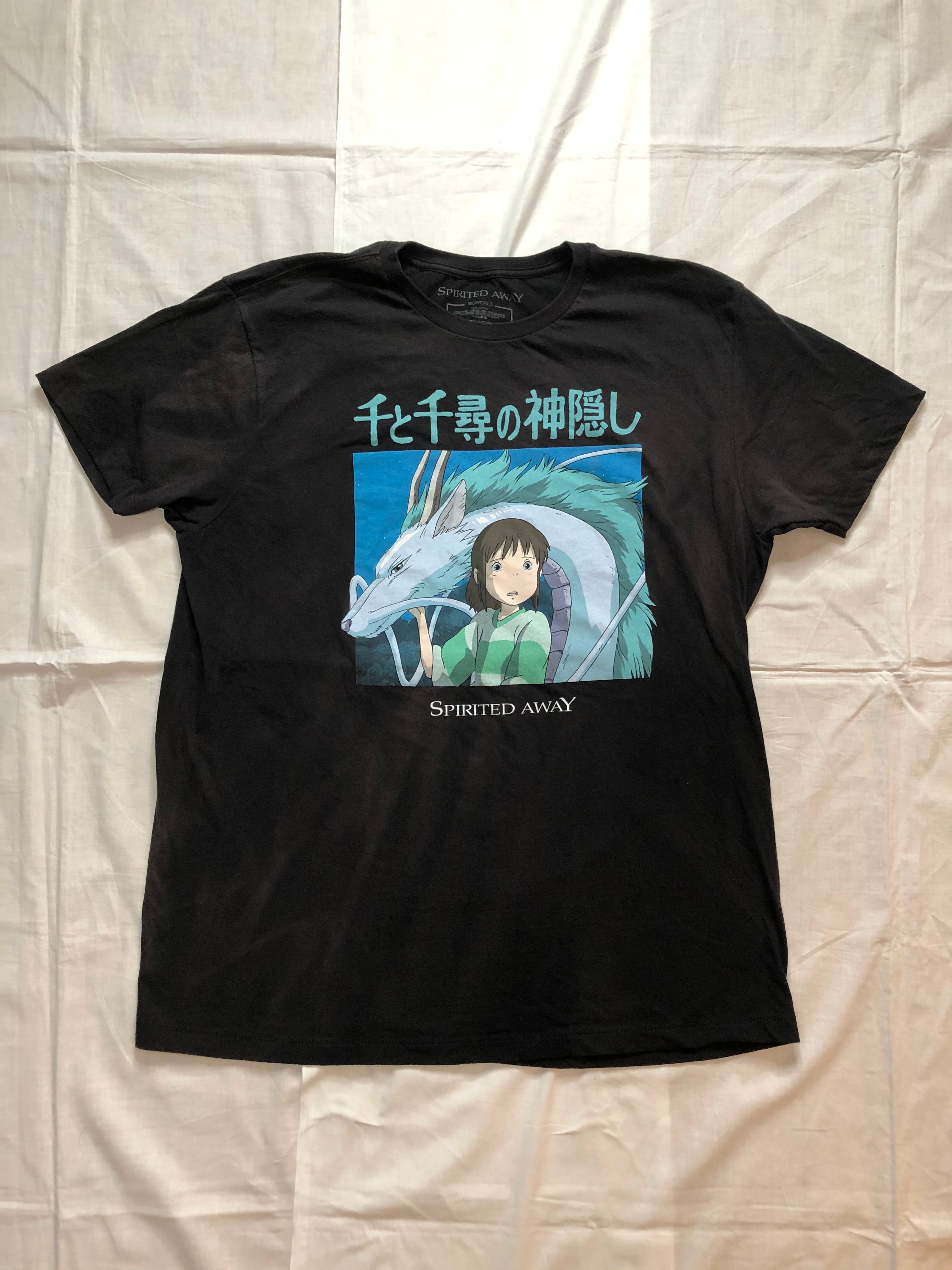 2001年映画 千と千尋の神隠し ジブリ公式 オフィシャルTシャツ 00s
