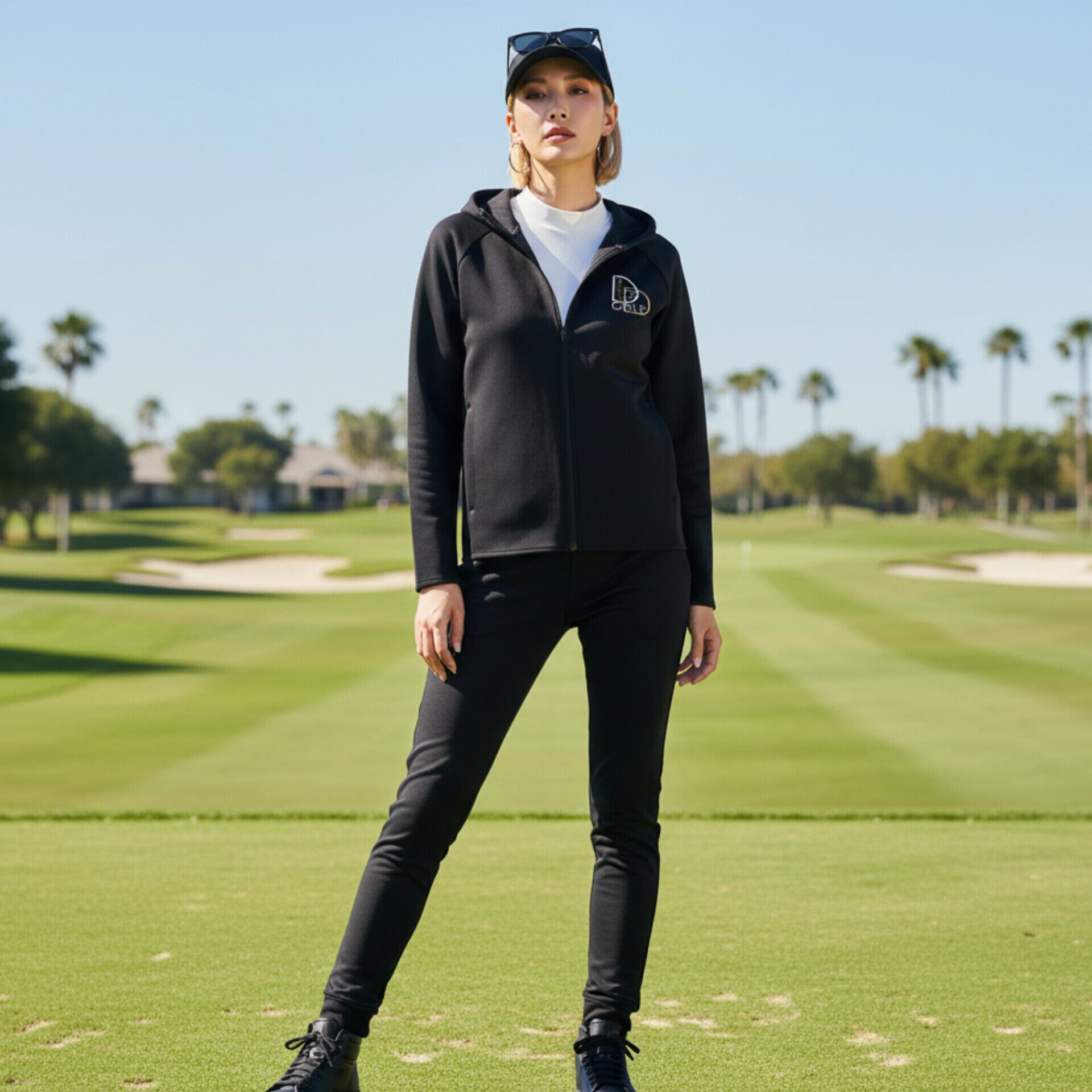 Driving Distance Golf Cardboardknit Fullzip Hoodie | WTBL.NM