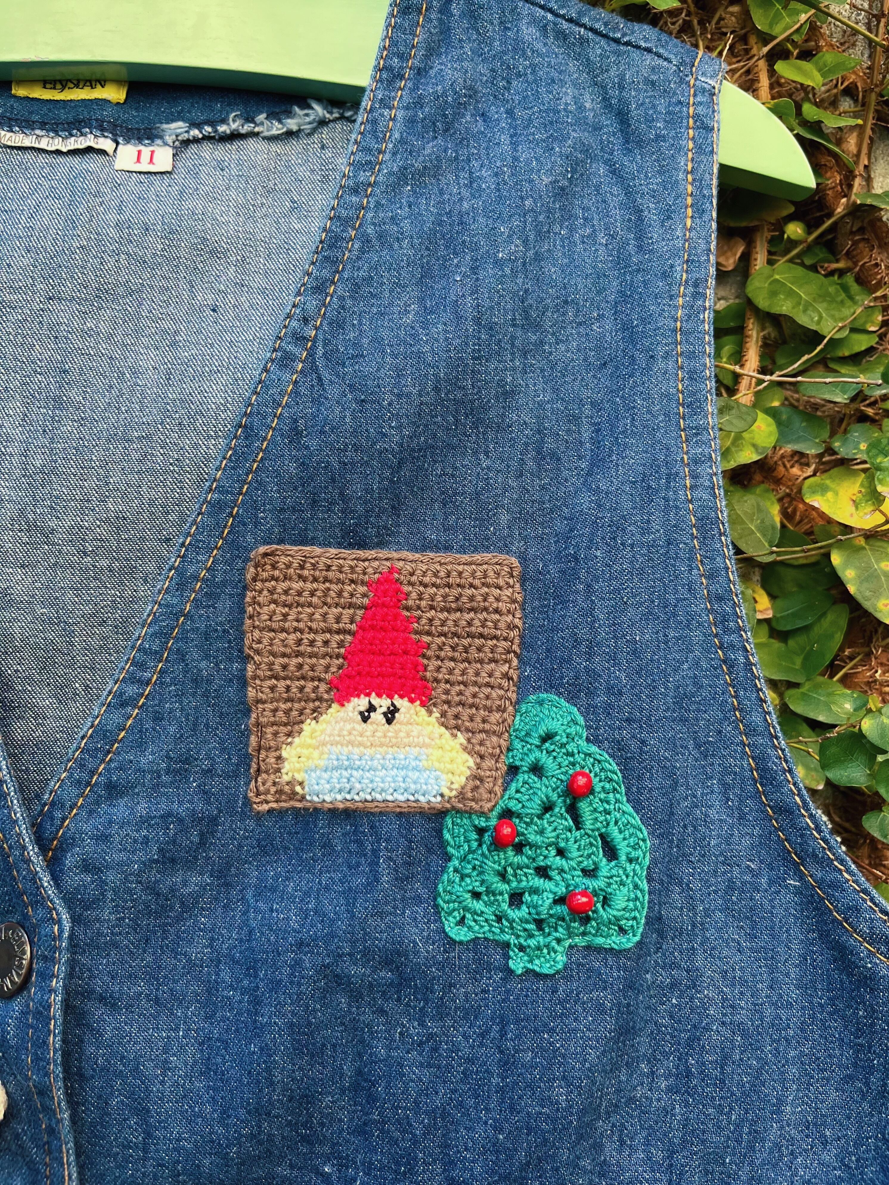 remake ✂︎ acorn button denim vest
