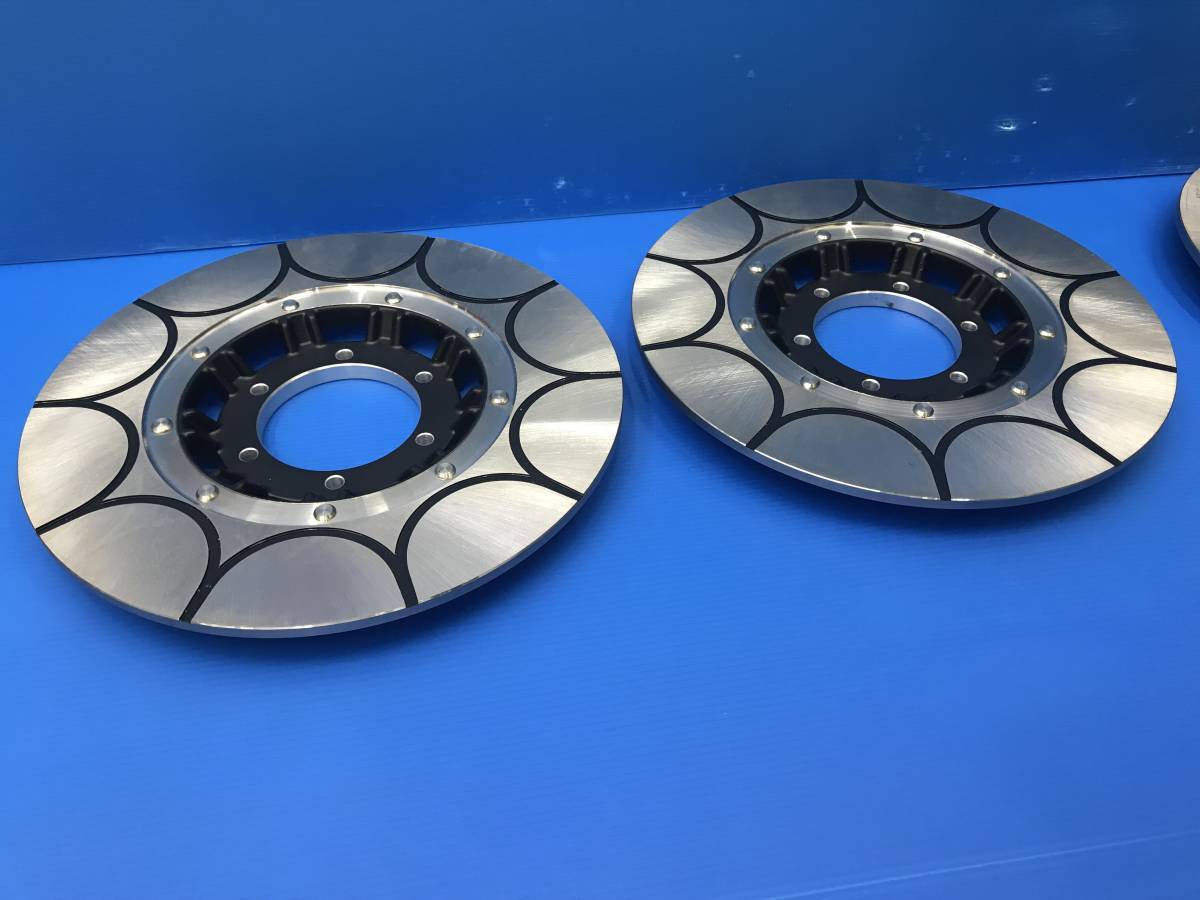 Z系 トレンチカット 悪かろ ディスクローター 2枚 銀6穴 用