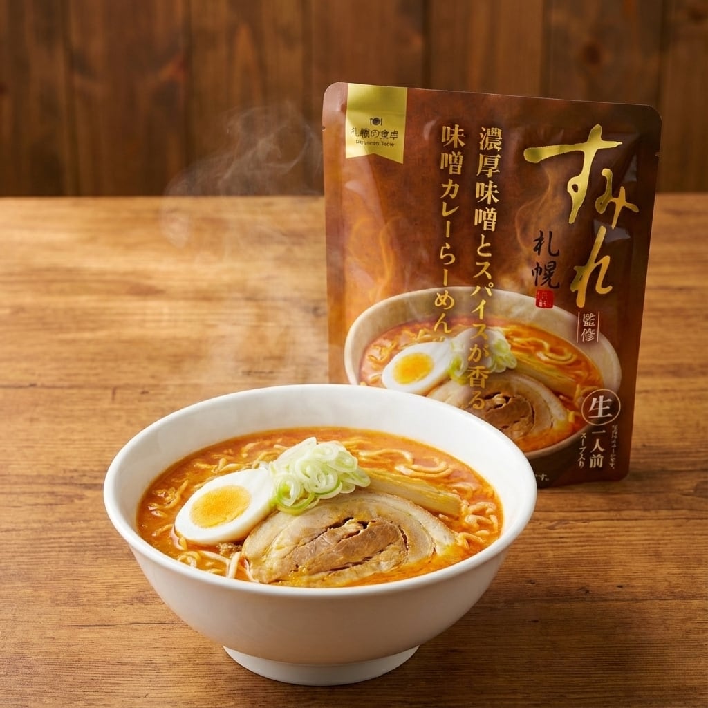 2026.2.25発売　すみれ監修　濃厚味噌とスパイスが香る味噌カレーらーめん