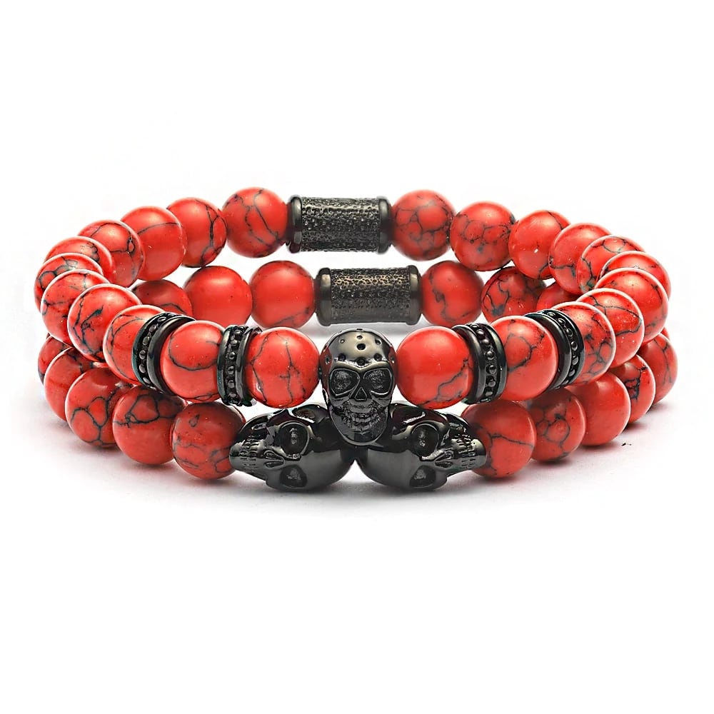 SkeletonHD スケルトンエイチディー ブレスレット Red Devils SkeletonHD スケルトンエイチディー ブレスレット Red Devils