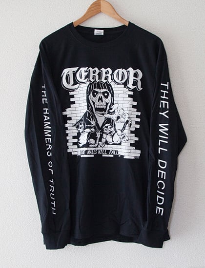 TERROR】The Walls Will Fall Long Sleeve (Black) | NM Merch