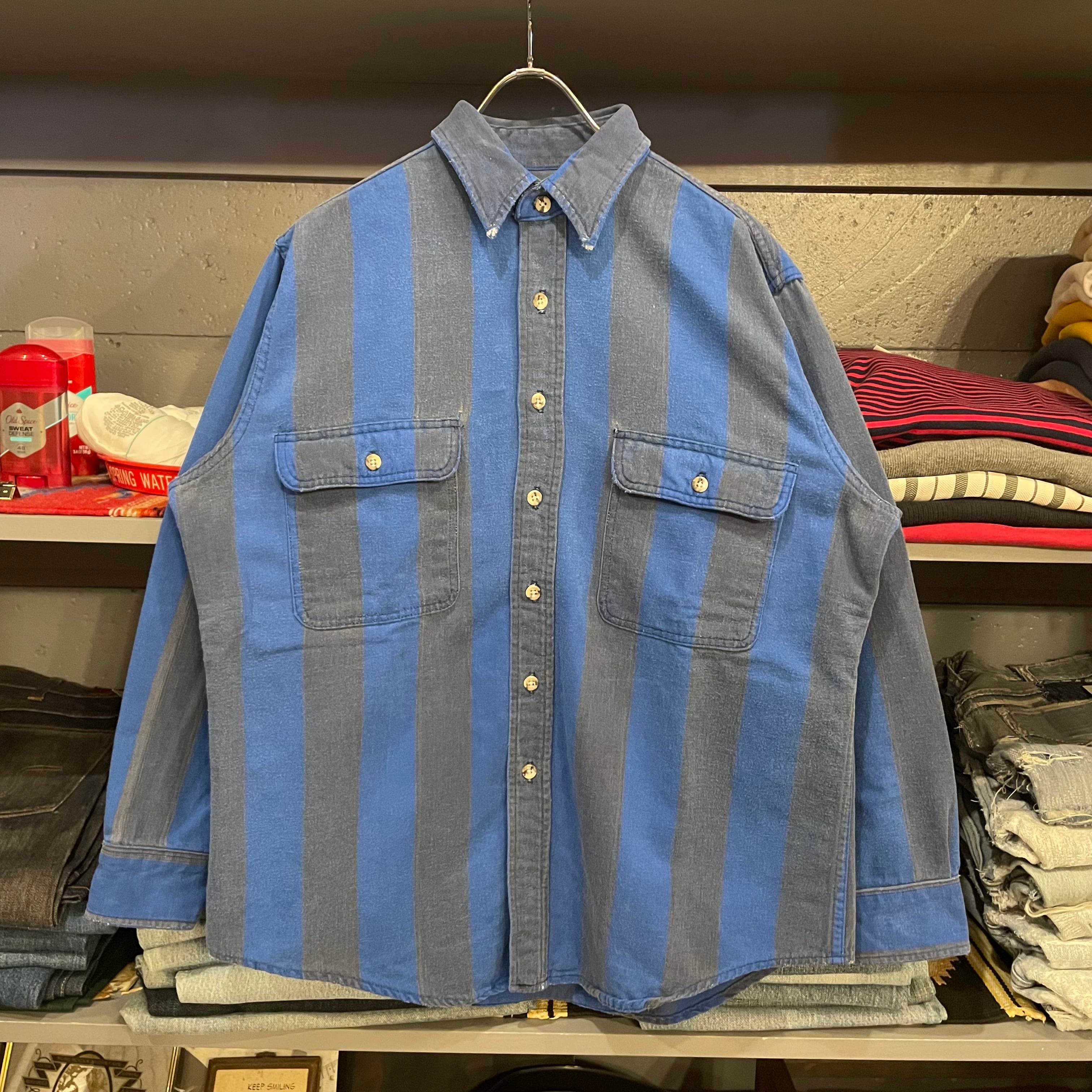 80s FIVEBROTHER L/S Print Flannel Shirt USA製 | VOSTOK