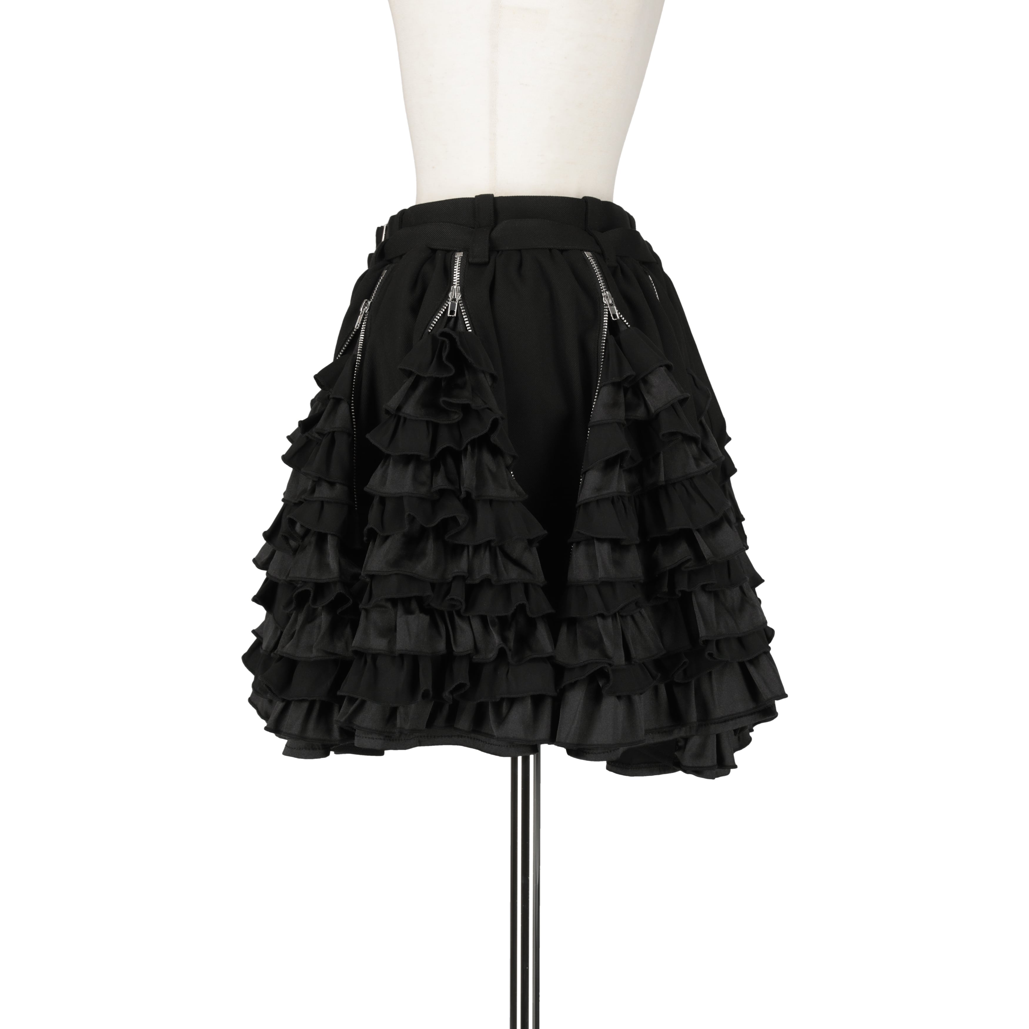 カオスフリルショートパンツ　BLACK