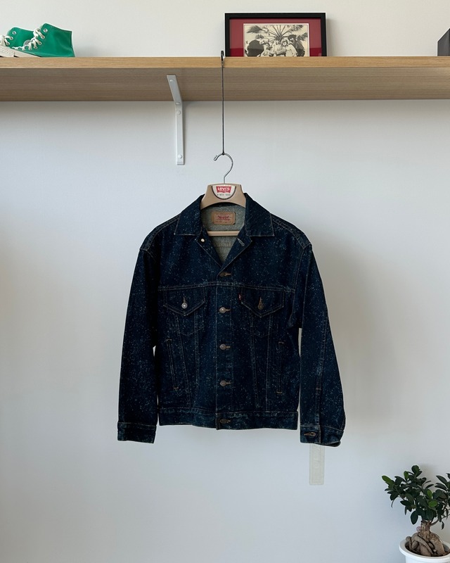 -Deadstock Levi's- Vintage 80s XS 70507 GALACTIC WASH Denim Jacket made in USA