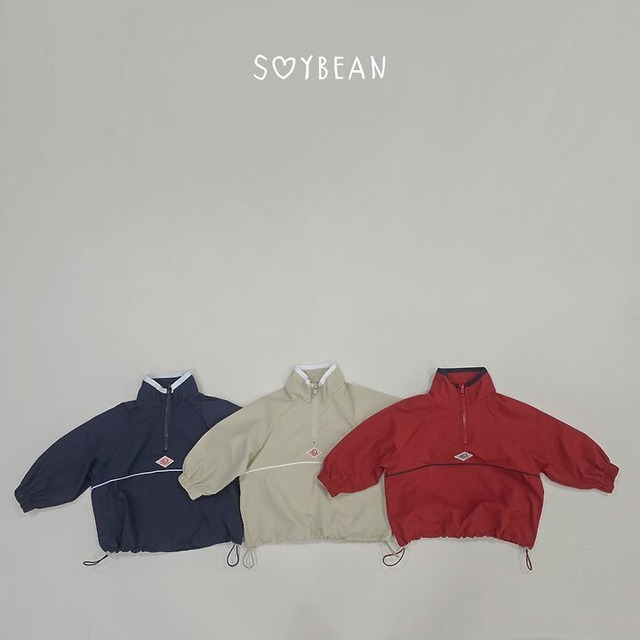 【取寄】SOYBEAN　ウィンドハーフジップアップ｜秋服｜韓国子供服｜ 26/AT