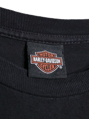 "Harley-Davidson" XXXL over silhouette “Strong and Free” graphic tee