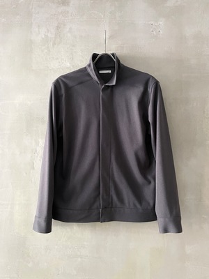 T/f Lv4 stretch polyester gabardine slim blouson - stone