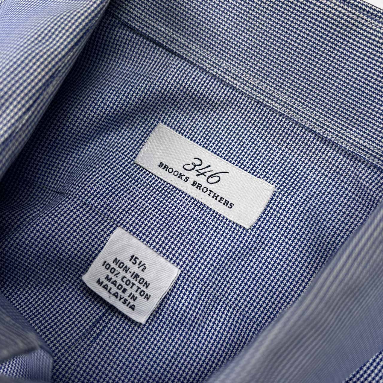 BROOKS BROTHERS ブルックスブラザーズ ノンアイロン 半袖 ドレスシャツ サイズ 15 1/2 /水色ブルー/メンズ