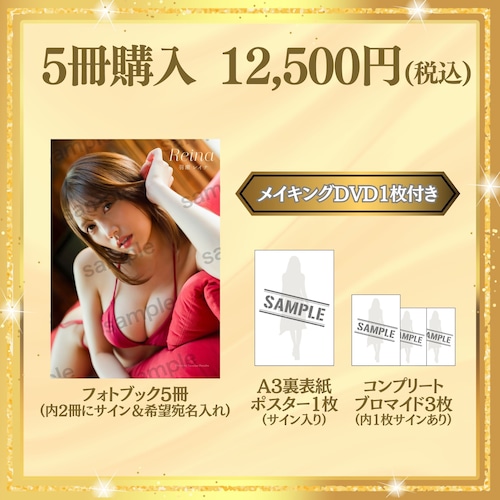 【フォトブック5冊】羽瀬レイナ 1st.フォトブック「Reina」(特典付き)【AIPB-0113】