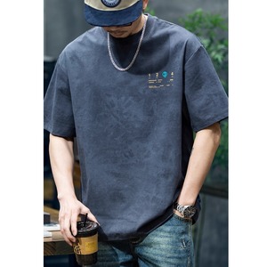 Number graphic back print tee 0966