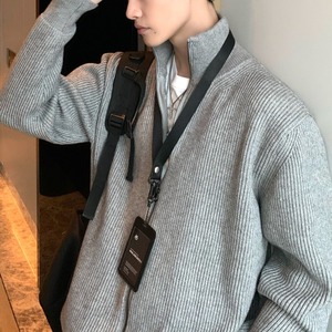 スタンドカラージッパーニット C10478