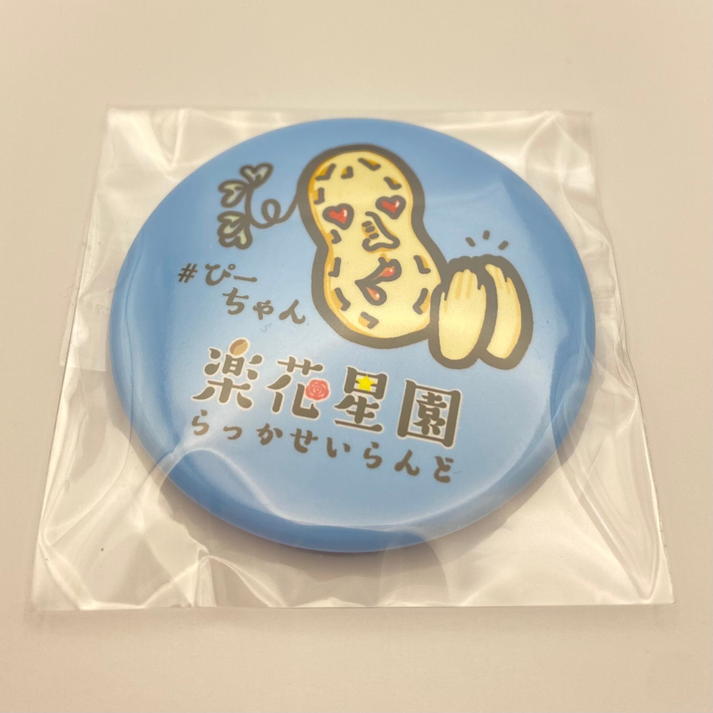 楽花星園(らっかせいらんど)カラフル缶バッジ ブルー | 楽花星園