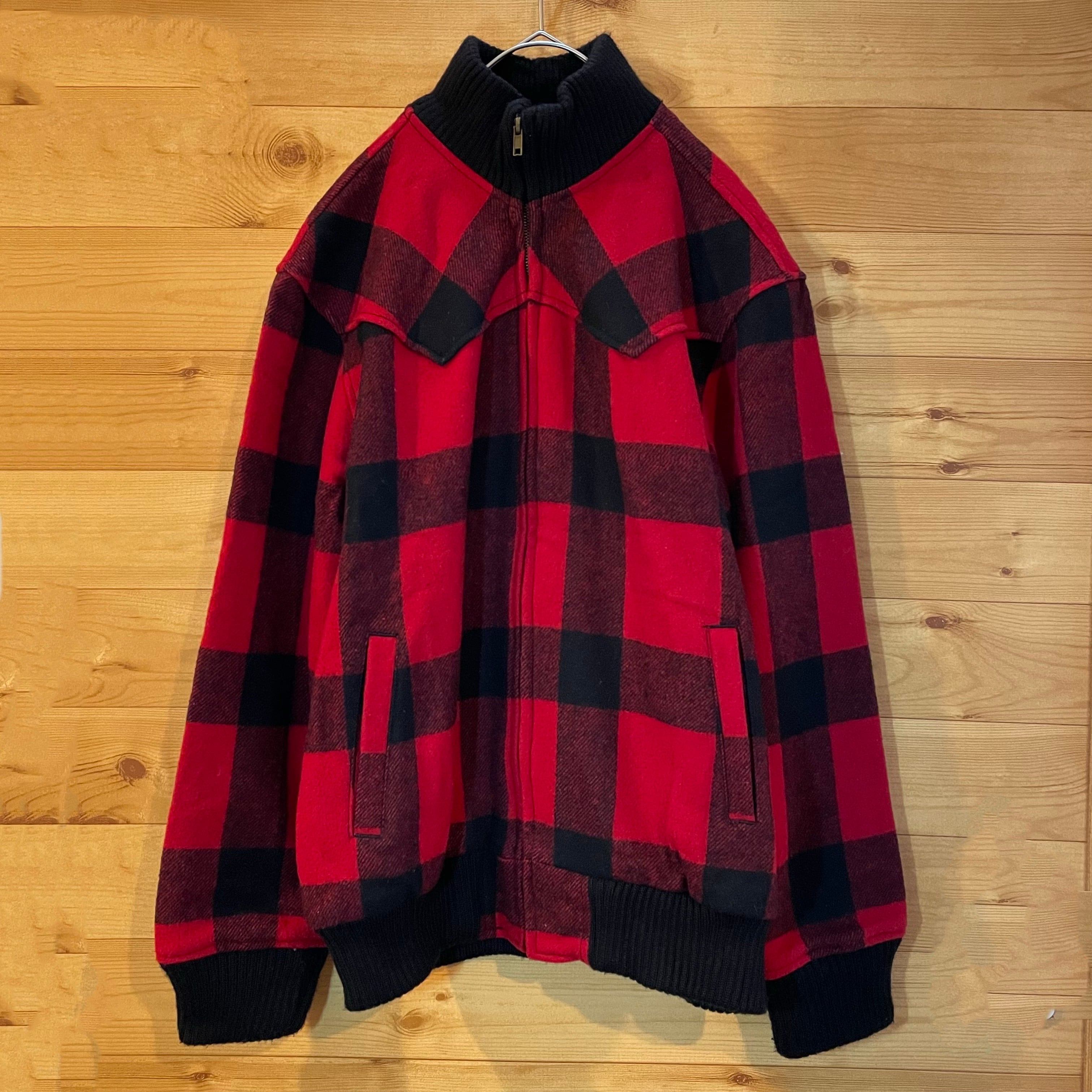 WOOLRICH】ウールジャケット バッファローチェック ブロックチェック