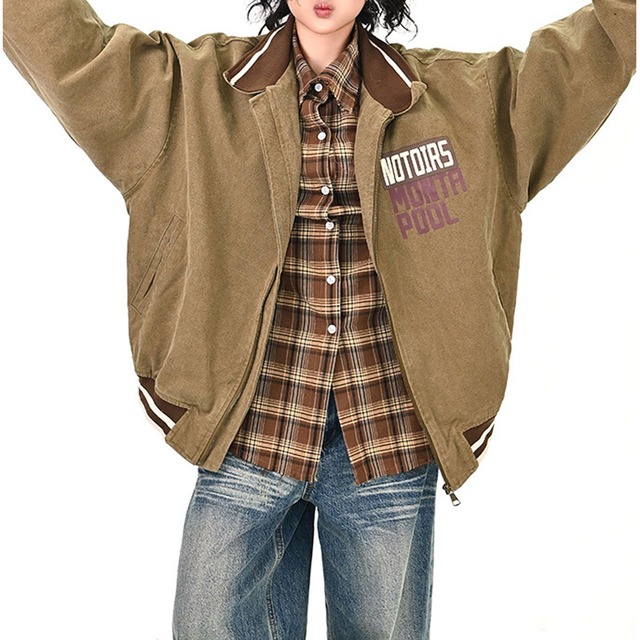 カレッジテイストヴィンテージジャケット 2col R00990