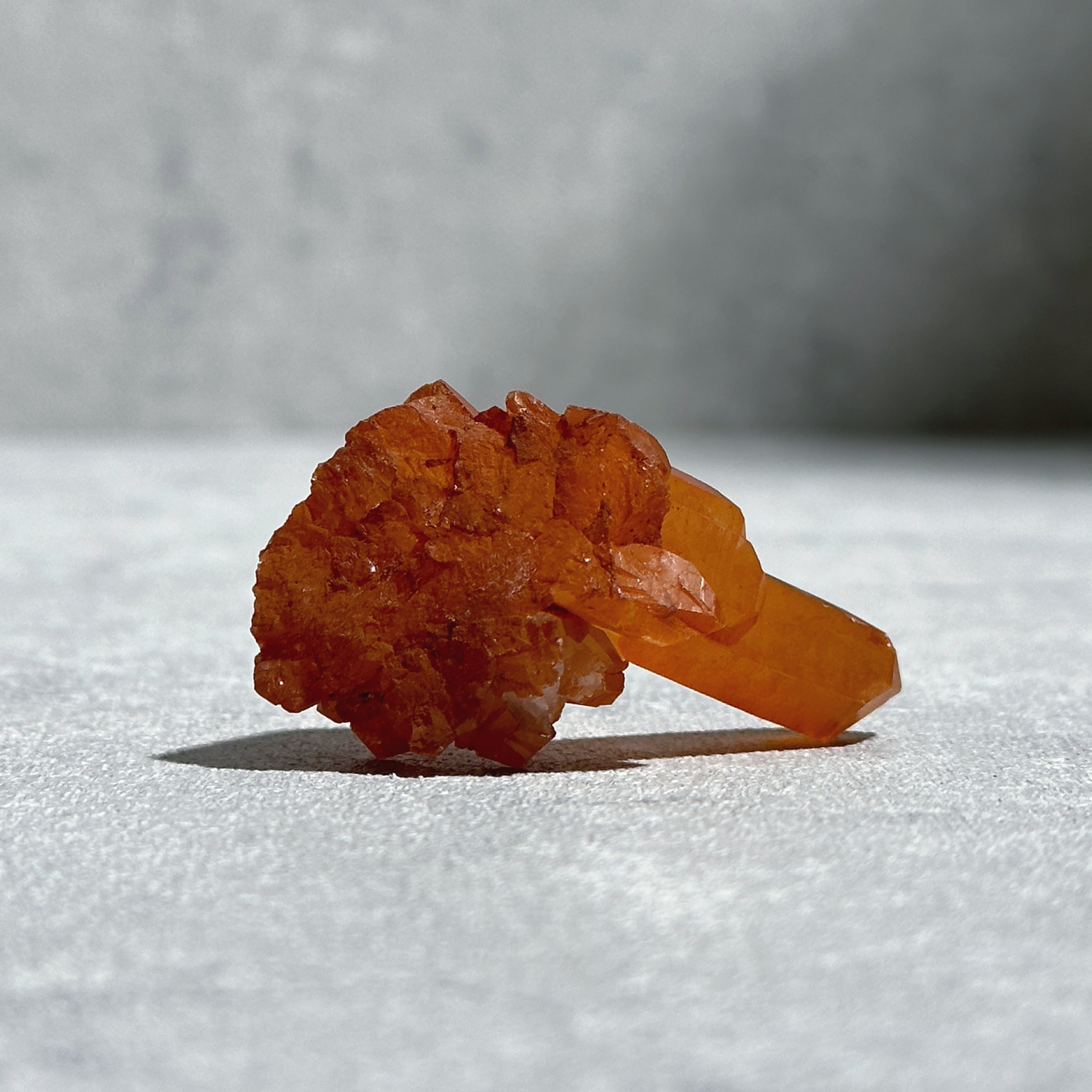 タンジェリンクォーツ クラスター21◇ Tangerine Quartz ◇天然石
