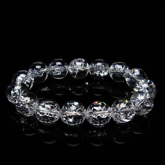 アイリスクォーツ ブレスレット 水晶 ブレス 14mm [M便 1/10] 111-20293