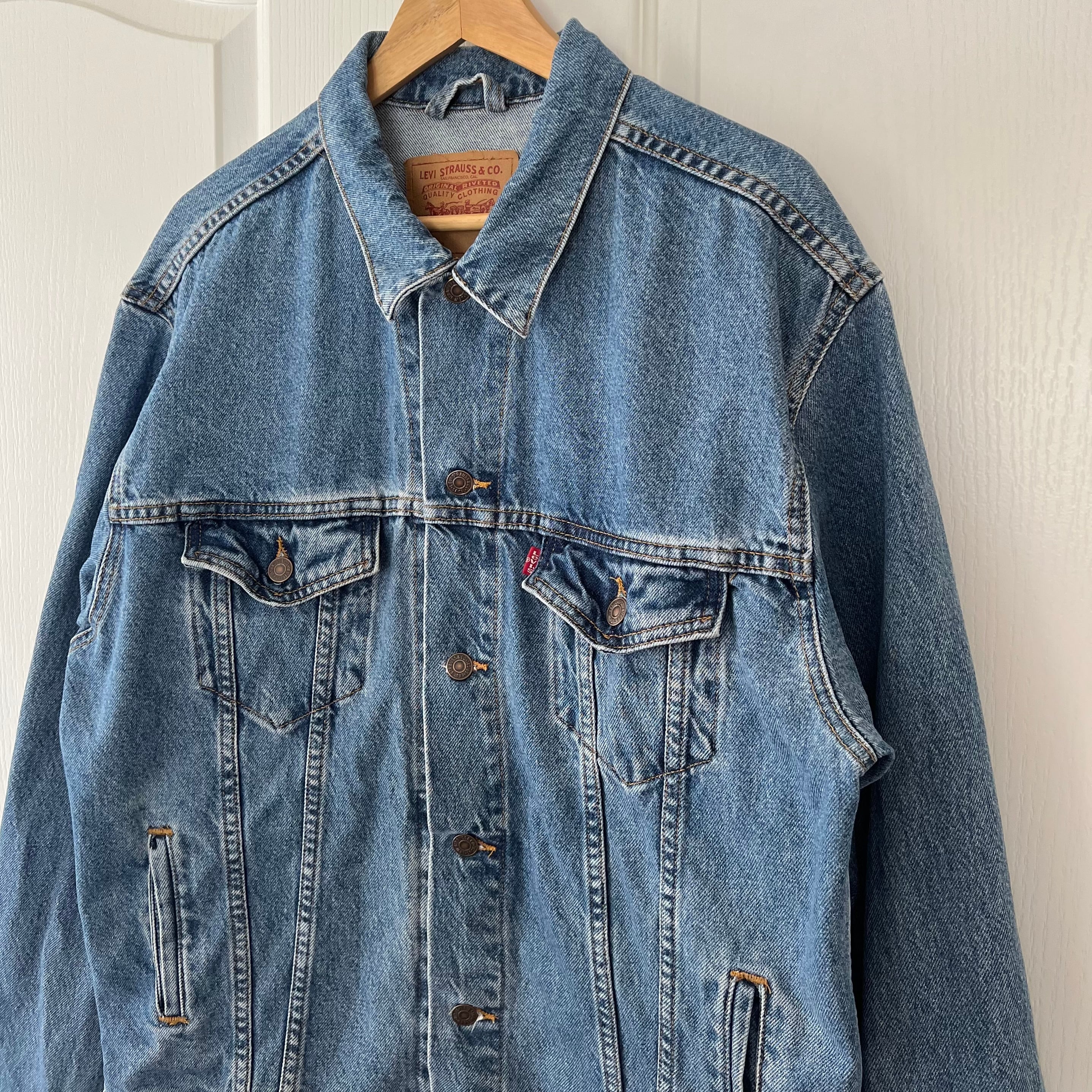 【激レア】Levi's 70508 Gジャン Levi's USA製 70508 リーバイス デニム ジャケット Gジャン L ビッグ