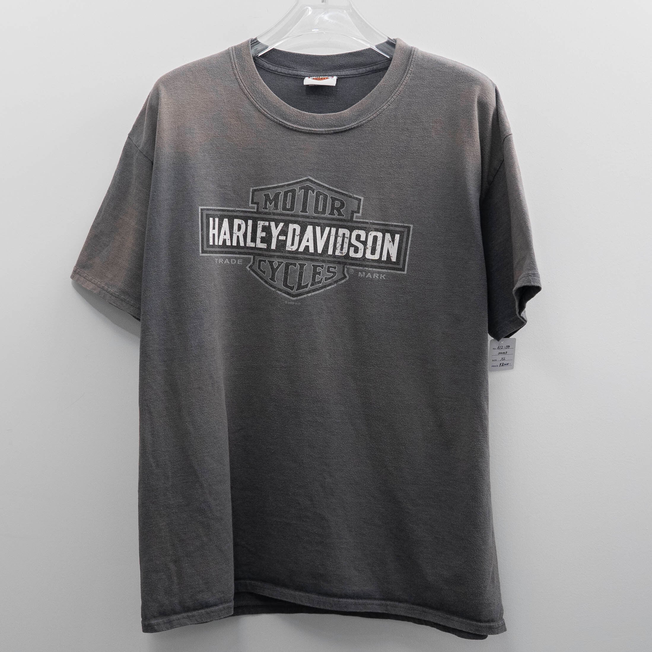 Harley Davidson " Horny Toad Grey S/S " Original Tag XL 【A12-159】