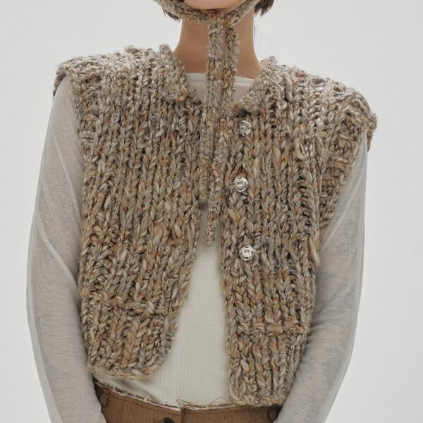 TODAYFUL Cordyarn Piping Vest レディース 