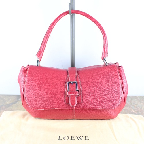 .LOEWE BELT DESIGN LEATHER HAND BAG/ロエベベルトデザインレザーハンドバッグ2000000055145