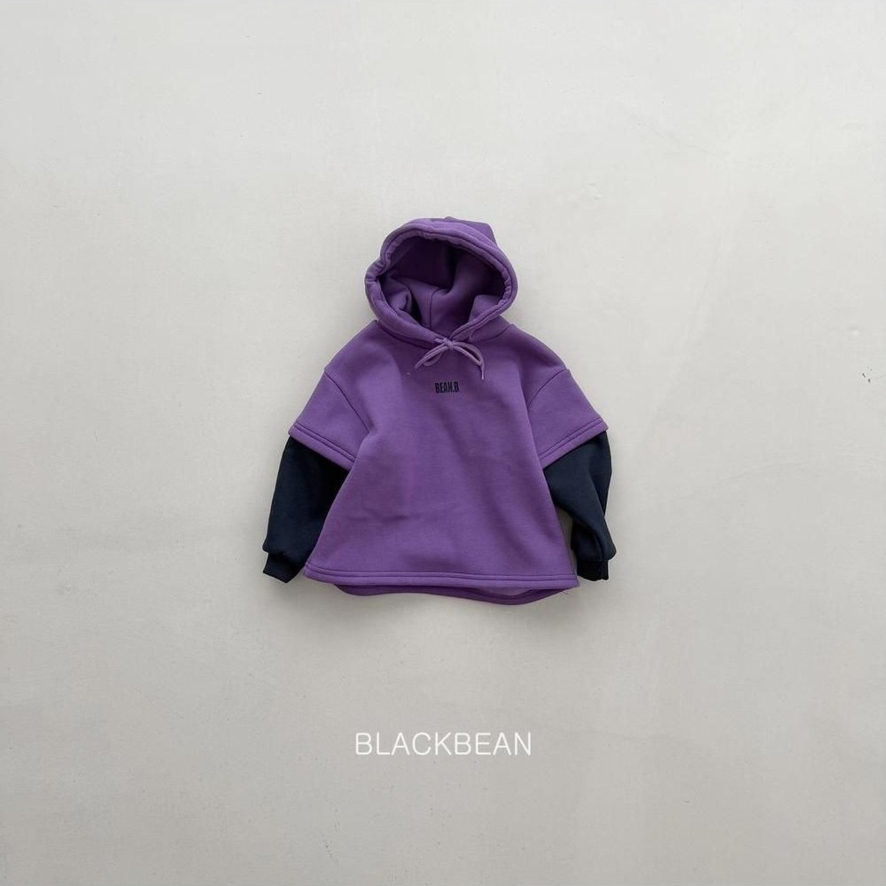 ブラックビーン / blackbean / ソフトフーディー / 韓国子供服 / キッズ / 26winter〖取寄〗*S~XL*