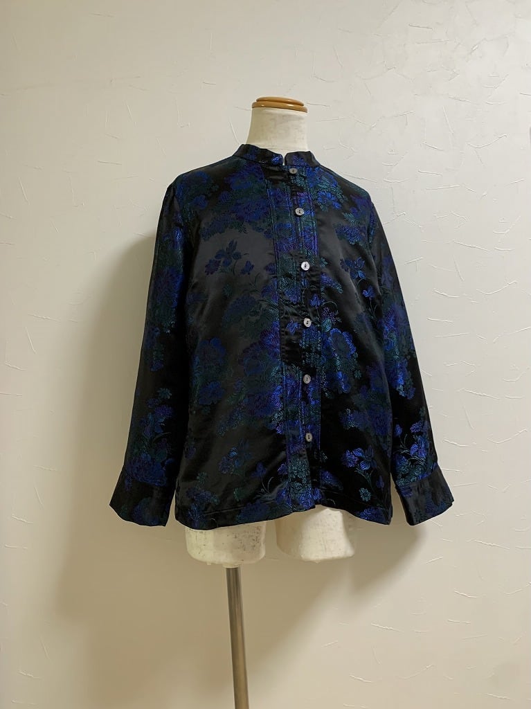 Woven Floral Pattern Design China Shirt Jacket