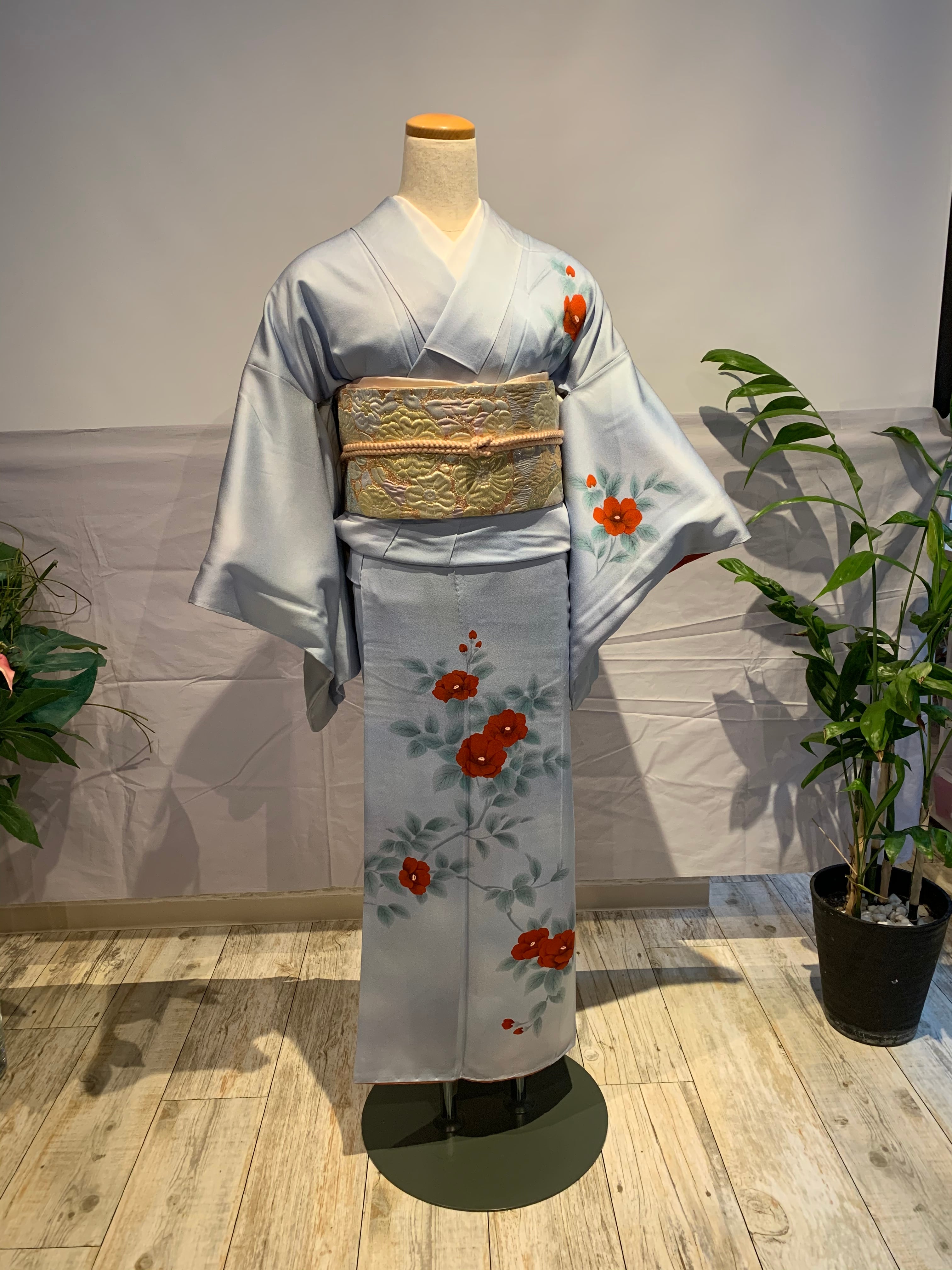 931ふくれ織り辻ヶ花帯 | 京町家サロン こいやまCafe